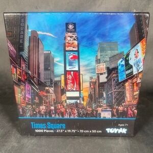 Toynk Times Square Jigsaw Puzzle 1000 Pieces New Sealed 27.5 x 19.75 Inch